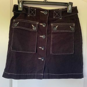 INC international concepts Corduroy min skirt